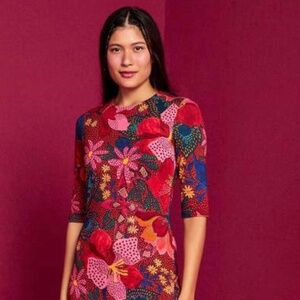 FARM Rio Snake Garden Jersey Dress